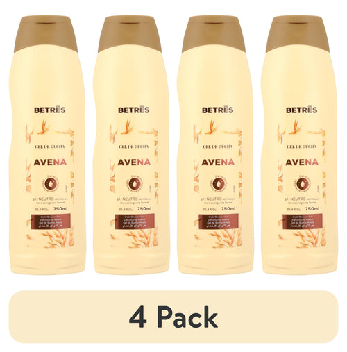 (4 Pack)  Oatmeal Body Wash, Aloe and Glycerin, 25.4 Fl. Oz.